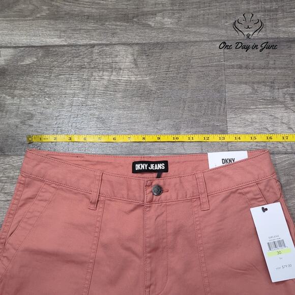 DKNY High Rise Slim Straight Jeans Size 10 - Picture 3 of 6